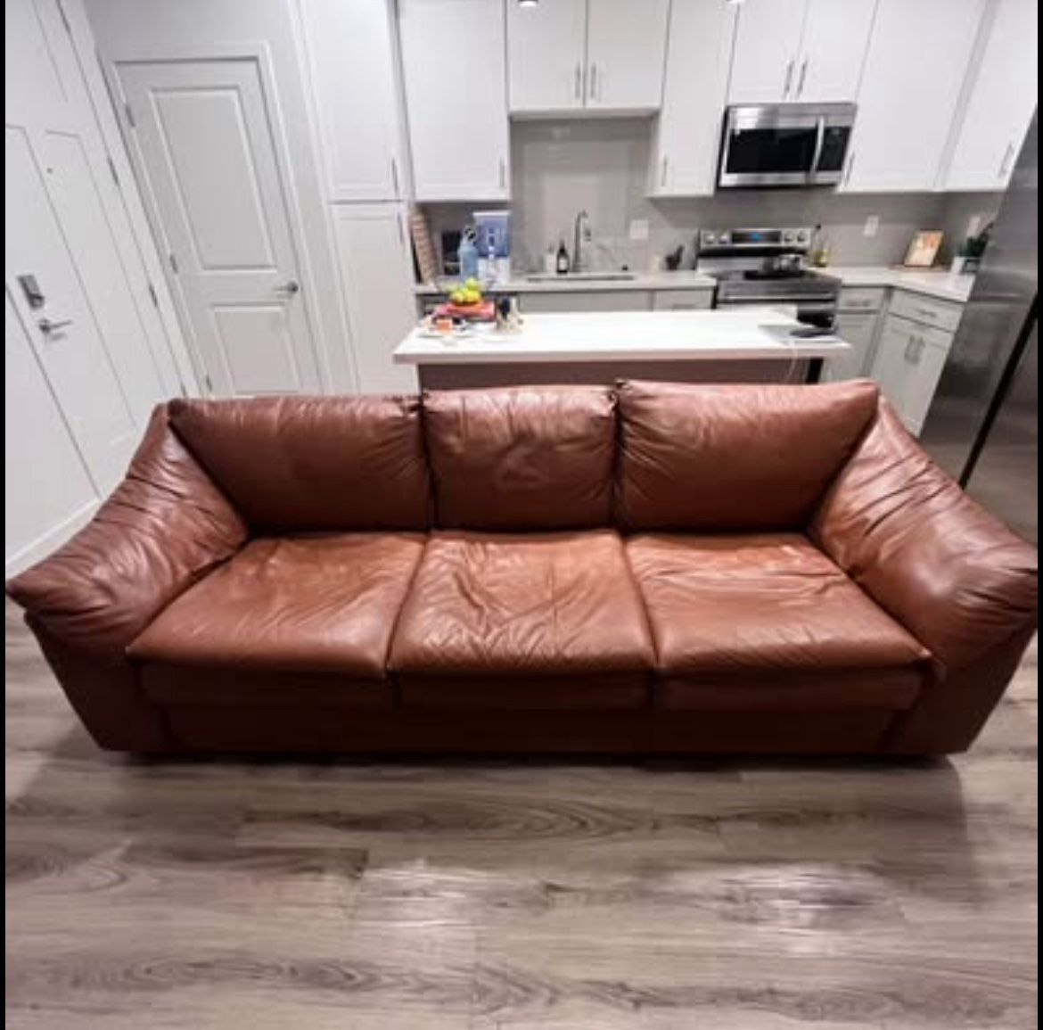 The Leather Factory 3 seat sofa