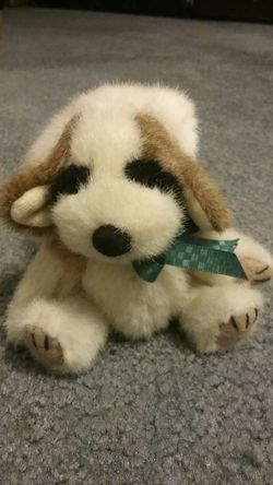 Small little Christmas dog stuffed animal