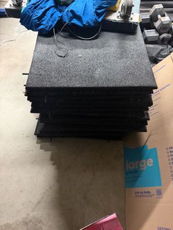 Rubber Gym Floor Tiles – Set of 20