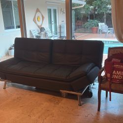 Brand New Leather Futon