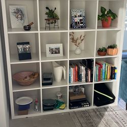 White Bookshelf 