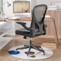 Sichy Age Ergonomic Office Chair, Adjustable Armrests & Lumbar Support -(Black)  