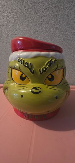Grinch cookie jar