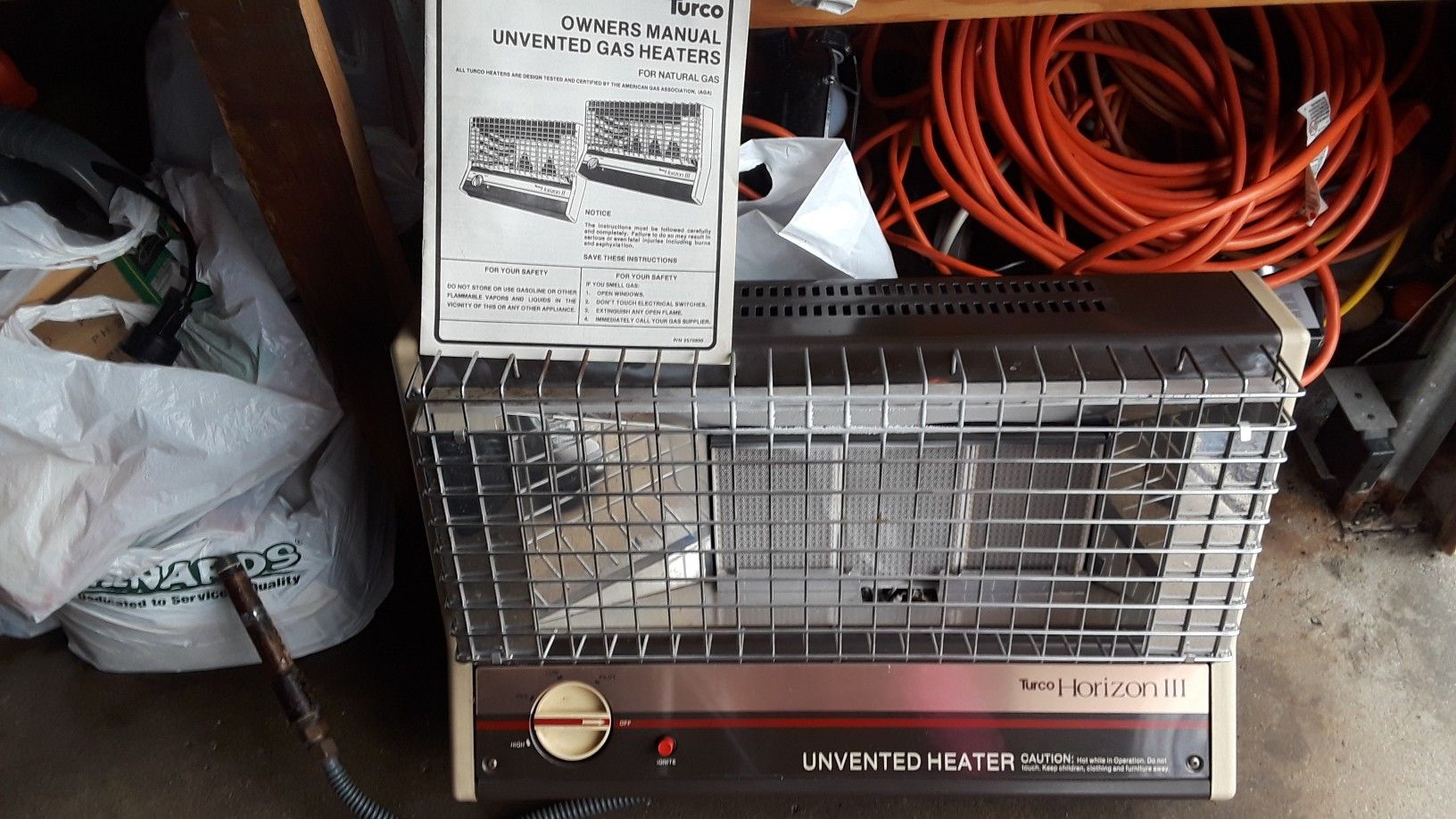 Turco Horizon III unvented gas heater