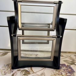 Picture Frame- Rolodex double sided frames holds 6 pictures at once 