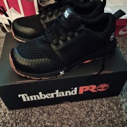 Stell Toe Timberlands Size 8 