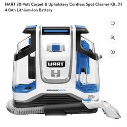 NEW Hart 20 V Carpet And Upholstery Vacuum 