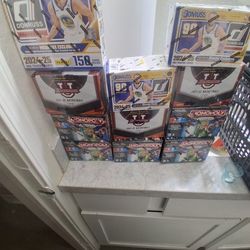 Unopened Boxes Of Basketball Cards