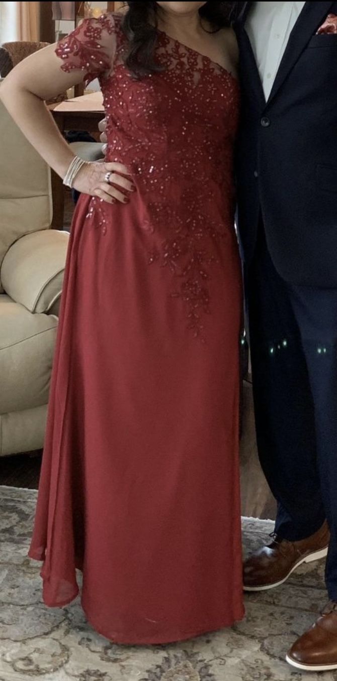 Formal dress - Burgundy, Floor length from JJ House
