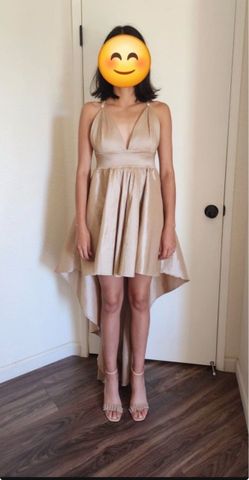 Beige prom/party dress