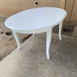 White Kitchen Table 53” Long 44” Wide 30” Tall