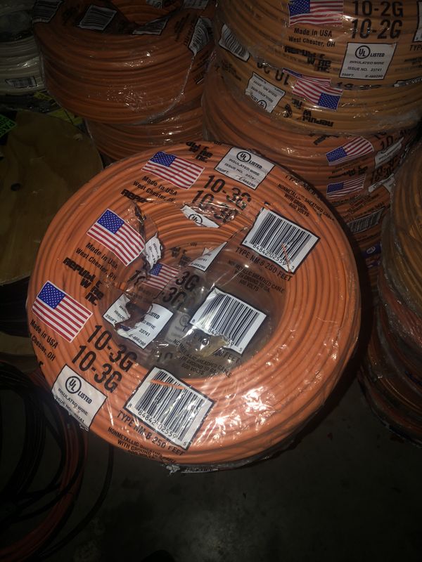 Electrical wire 10/3 for Sale in Houston, TX OfferUp
