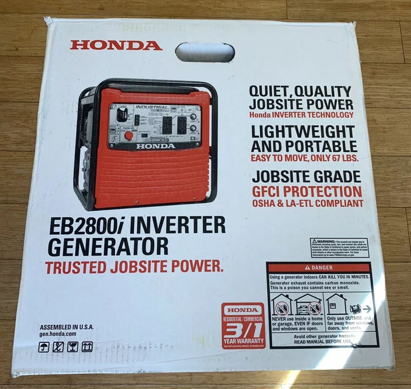 Honda generator