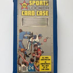 Vintage sports locker card case
