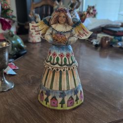 Heartwood Creek Jim Shore Angel Figurine "Angel of Love" 2002 - 8.25" tall