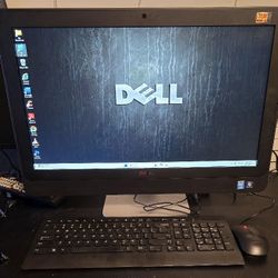 AIO  DeskTop   🖥  ALL  in  ONE  - DELL  OPTIPLEX  9020 - 4TH.  GEN 🔌 Intel  i7 - Windows  11 Home, HDMI,  Wi-Fi,  SD,  DVD-RW - Work Excellent  👍