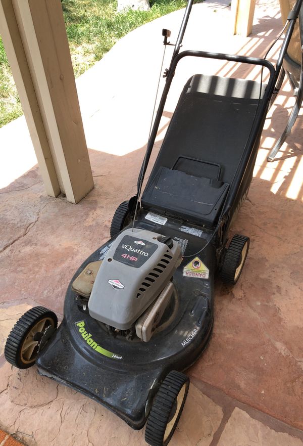 Lawn Mower Briggs Stratton Quattro Poulan 20 4hp For Lawn Mower Briggs Stratton Quattro Poulan 20 4hp For