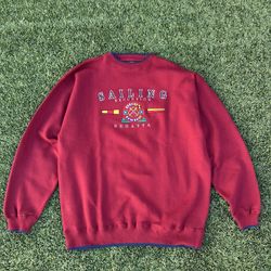 Red Cliff Trading Co. red crewneck sweatshirt