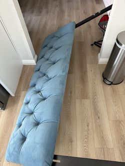 Baby Blue Like New Headboard