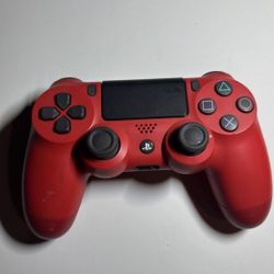 Red PS4 Remote 
