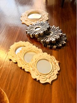 Geometric Wall Decor Mirrors