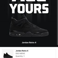 Jordan 4s Black Cats 
