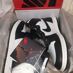 Air Jordan 1 Retro High Black/White Size 7 Mens  