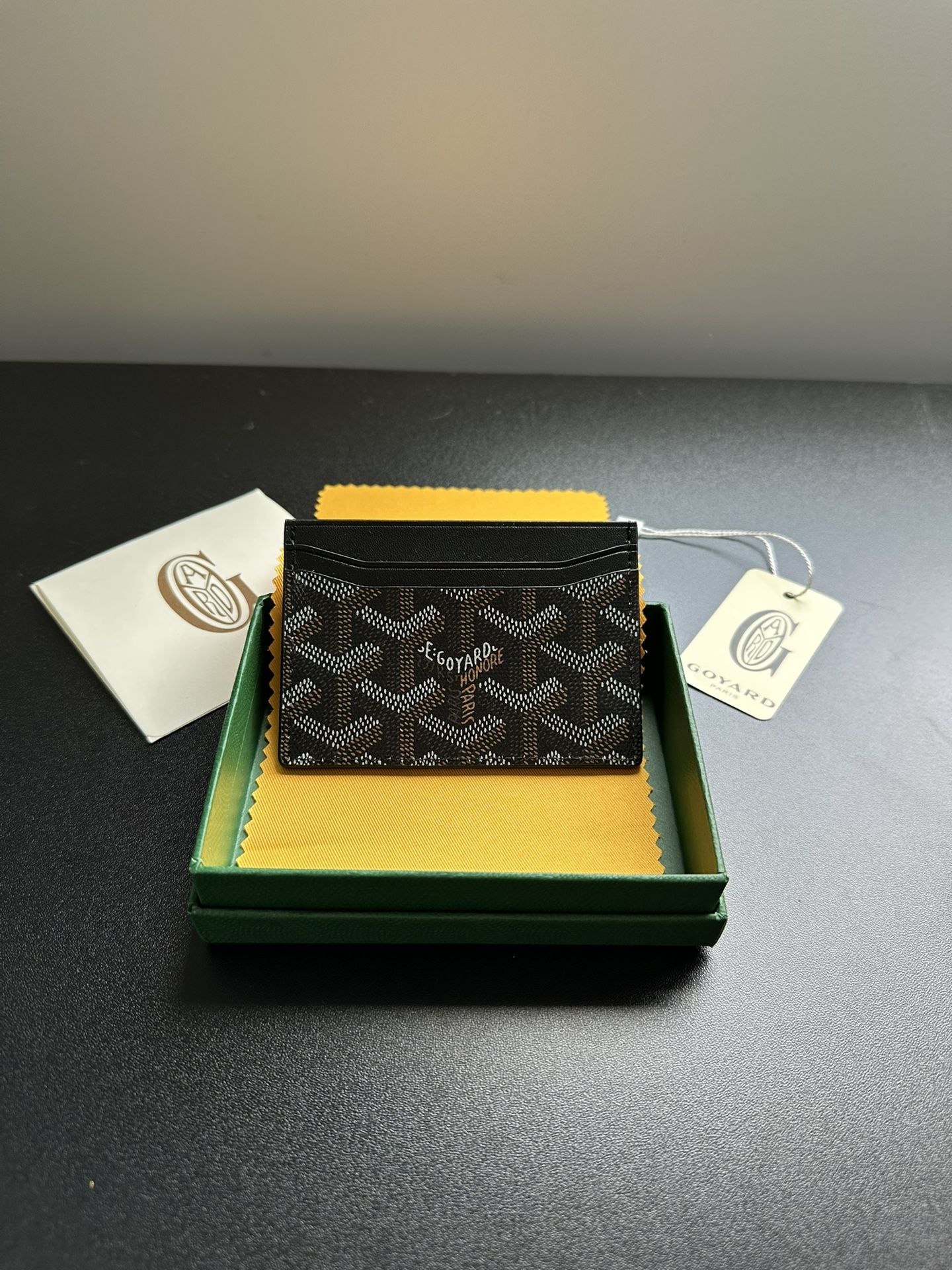 Goyard Card Holder Authentic Receipt Included
