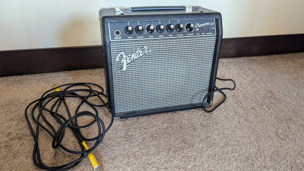 Fender Champion 20 Guitar Combo Amp Black