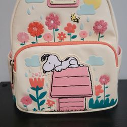 Loungefly Peanuts Snoopy Flowers 