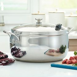 Stainless Steel Dutch Oven with Glass Lid