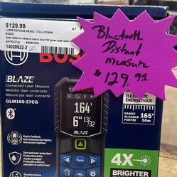 Bosch Blaze Laser Distance Measuring Tool 
