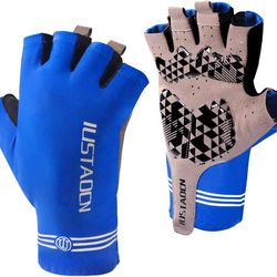 Fishing Gloves Kayak Gloves UV Protection Sun Gloves for men and women Mountain Bike Gloves UPF50+, Outdoor Sports Gloves - Size: XL