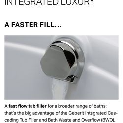 GEBERIT CASCADING TUB FILLER