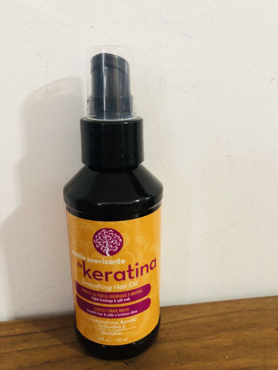 Keratina hair oil 4 oz