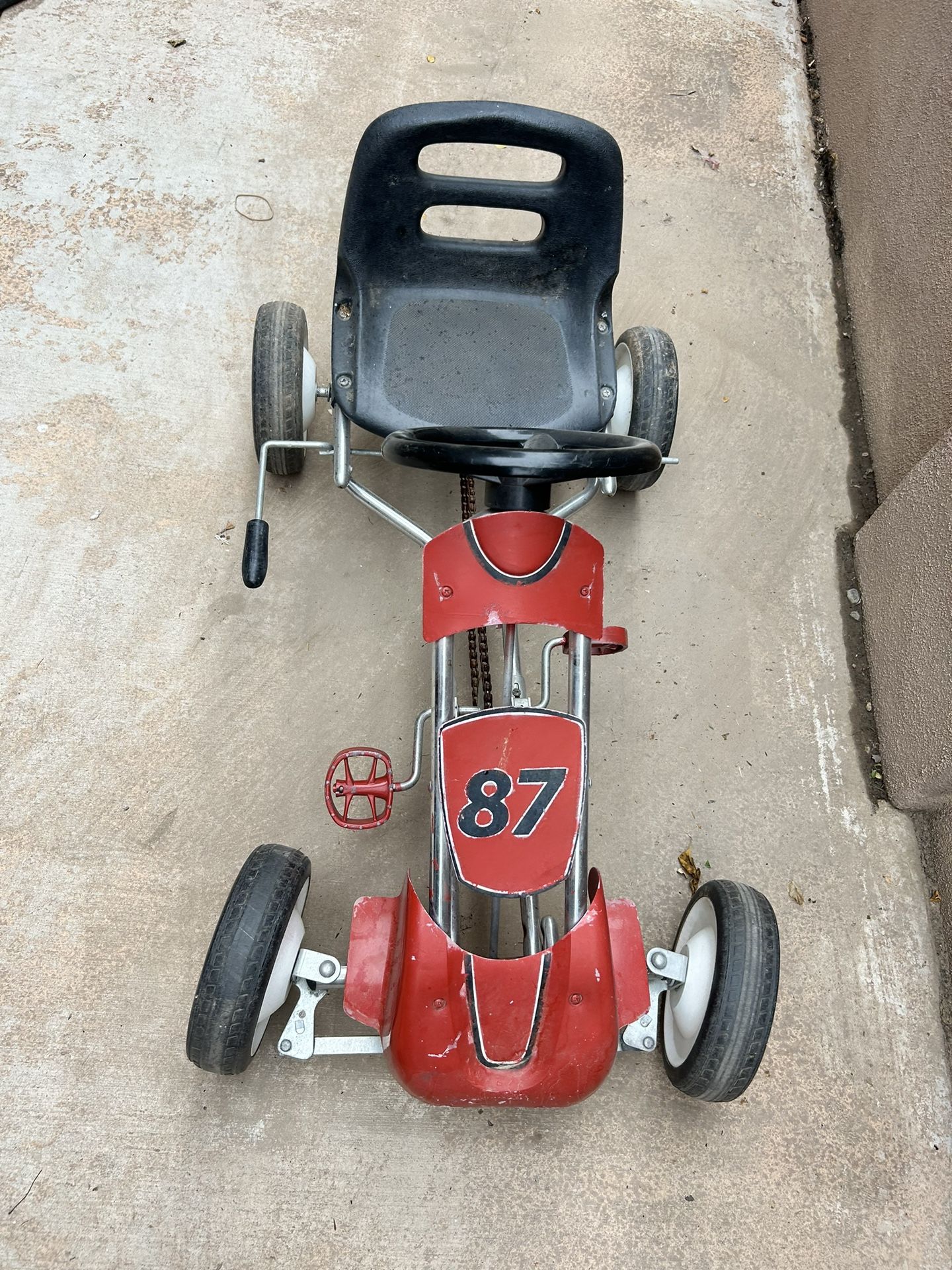 Vintage Radio Flyer Pedal Car 87 Speedy Box Car
