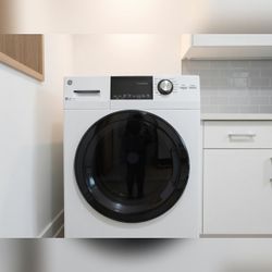 GE 24 ENERGY STAR Front Load Washer Dryer Set White - Like New – Airmont, NY