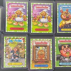 Garbage Pail Kids 10 Booger Green Parallel Cards Lot #6