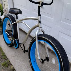 26" Sun Crusher Fat Tire Beach Cruiser 