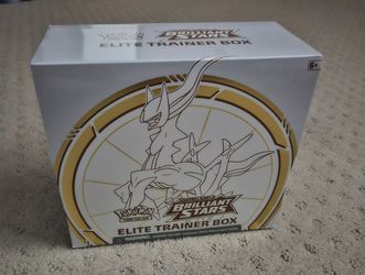 Brilliant Stars Elite Trainer Box Factory Sealed Pokemon Sword & Shield ETB