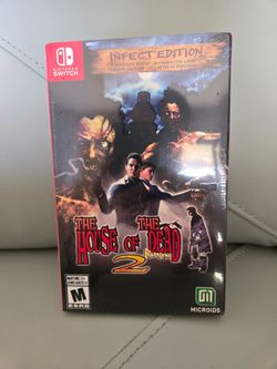 New Sealed House of The Dead 2 remake infected edition nintendo switch game