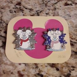 Set Of Disney,  Mickey and Minnie Pins