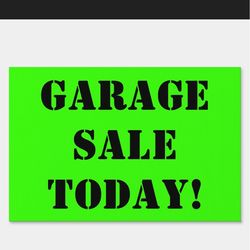 LAST DAY OF GARAGE SALE