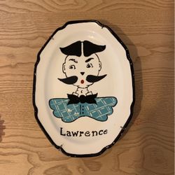 Vintage head painted play some paint loss due to age 10” x 7”