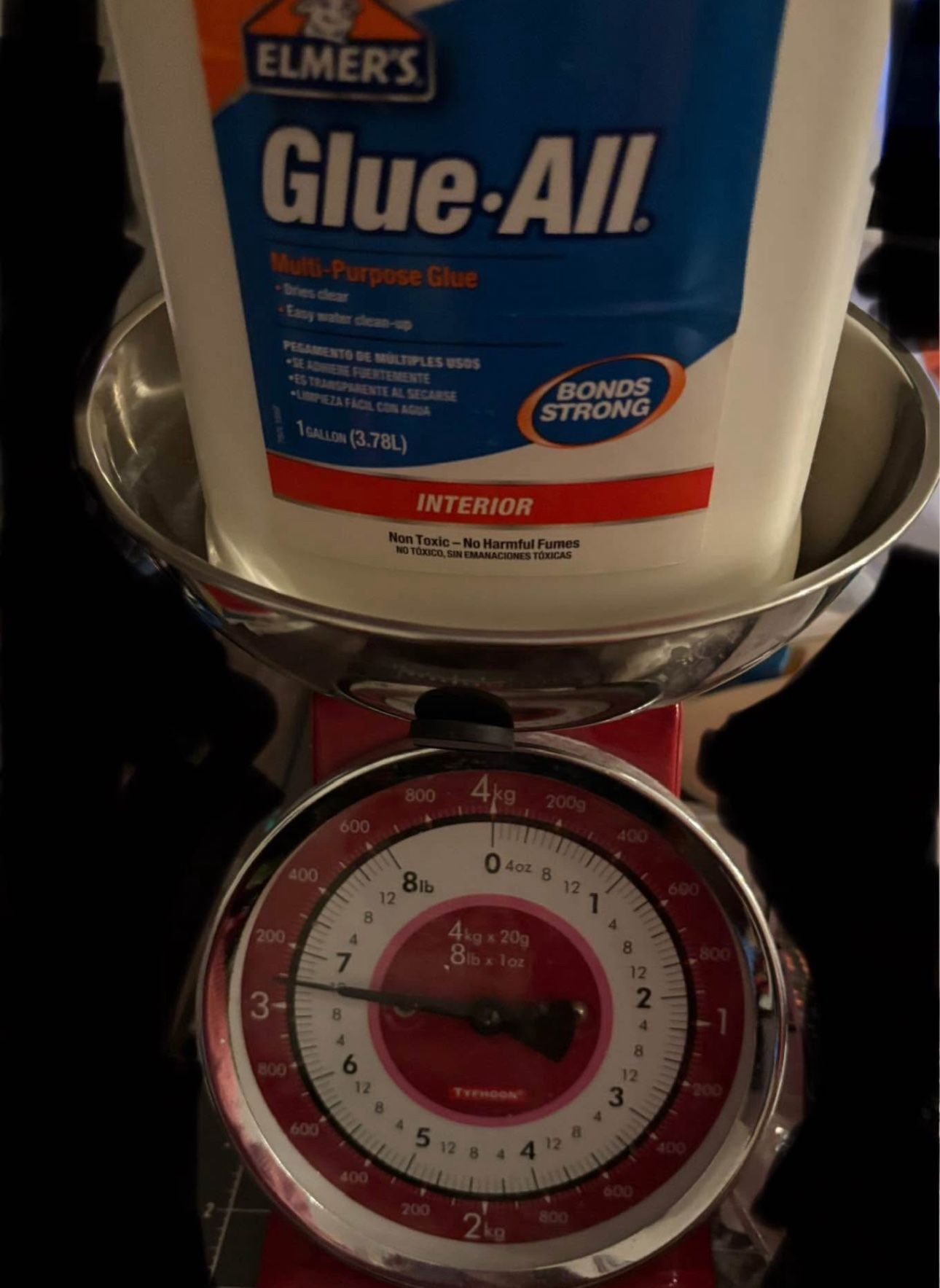 Elmer's Liquid School Glue crafting supply white bond Washable Slime making (not 1 Gallon) jug