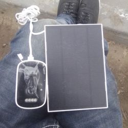 Camera With Solar Panel