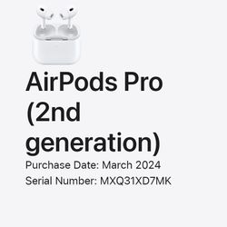 Airpod Pros 2nd Gen $100 A Piece 