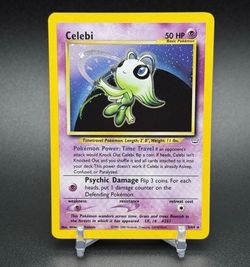 2001 Pokemon Neo Revelation Celebi Holo Rare 3/64 Unlimited
