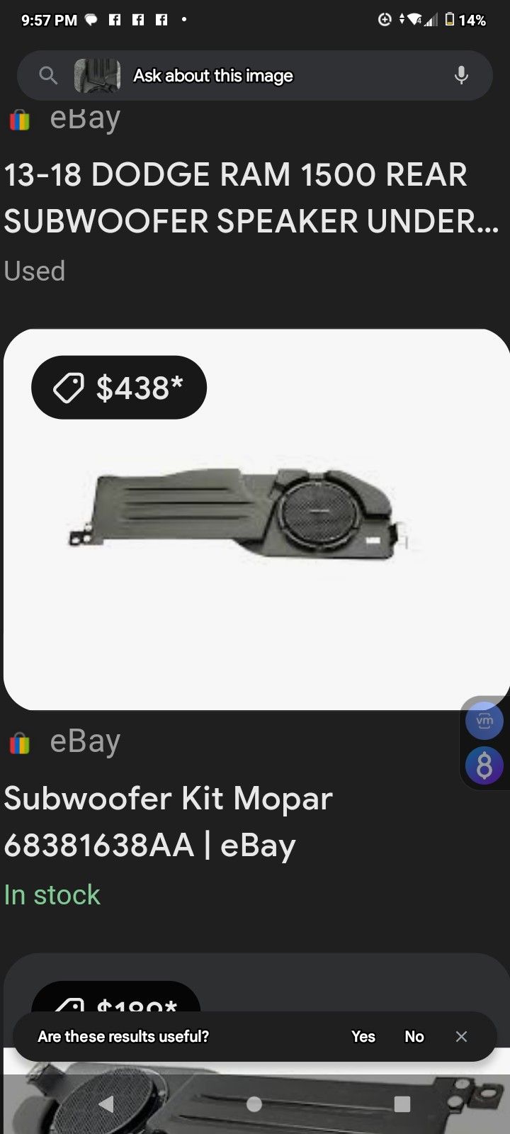 10 In Subwoofer