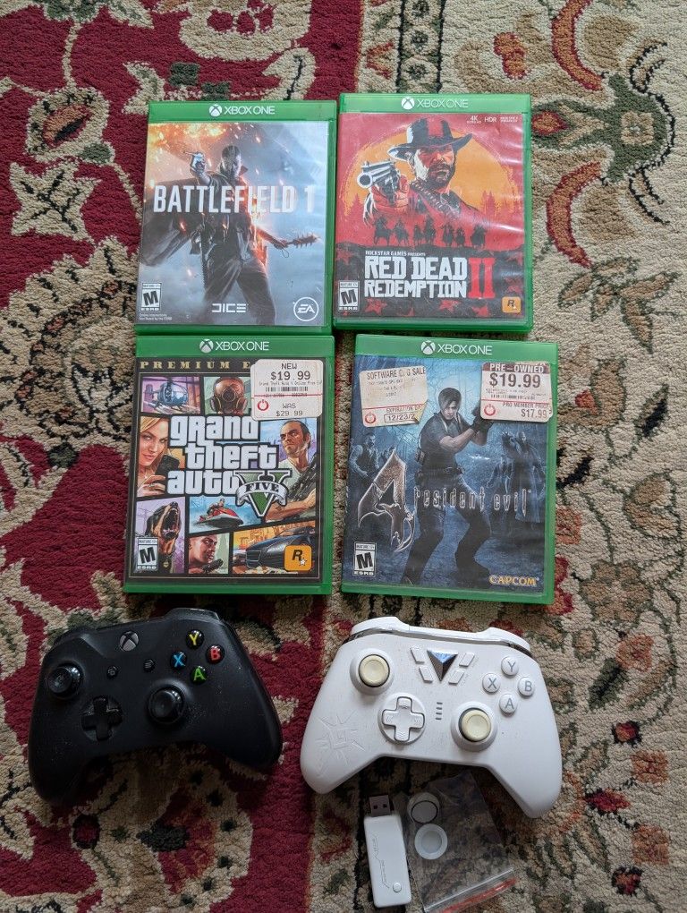 Xbox One Controllers And Games